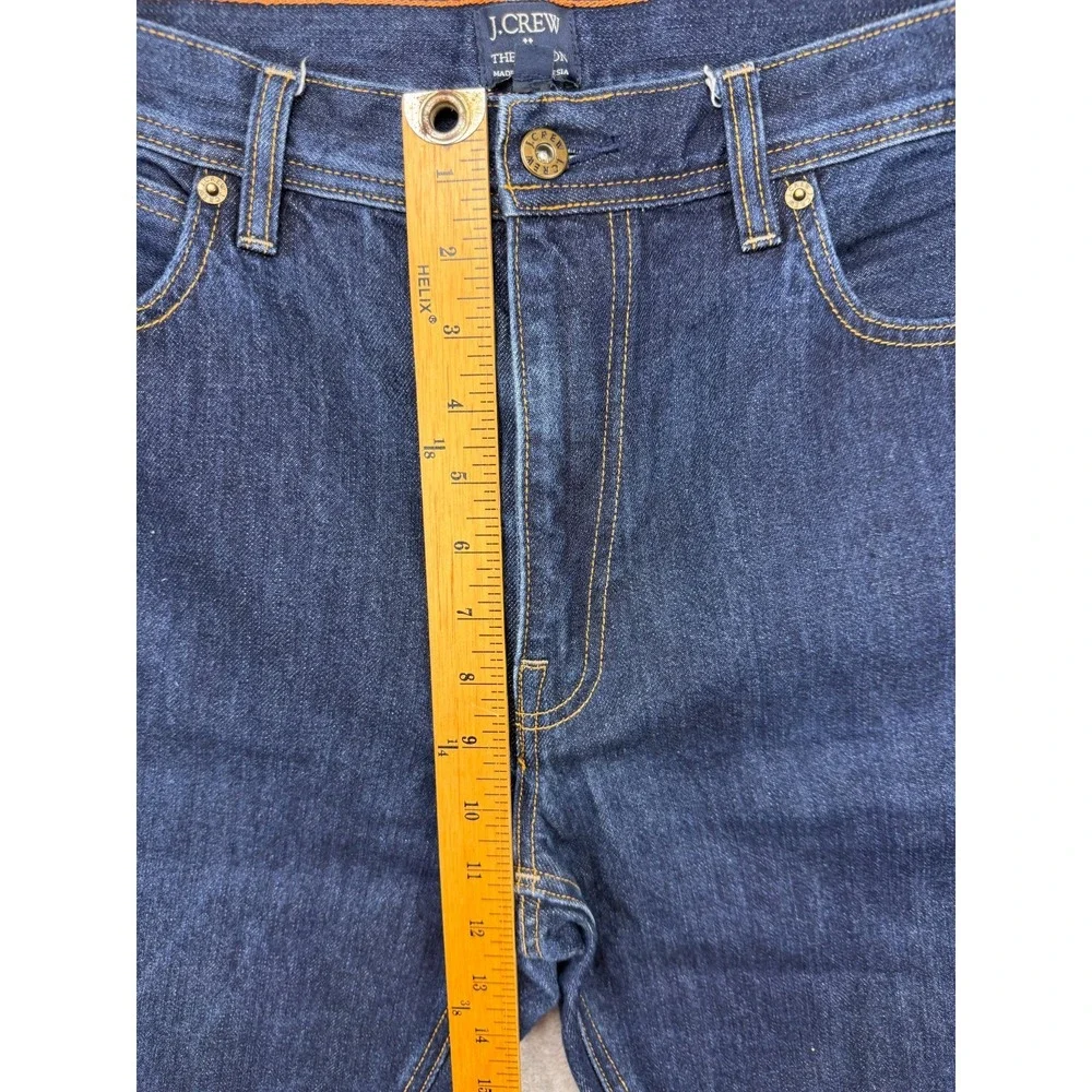 J Crew Men's The Sutton Jeans 36x32 (Real 37x32) Blue‎ Straight Denim